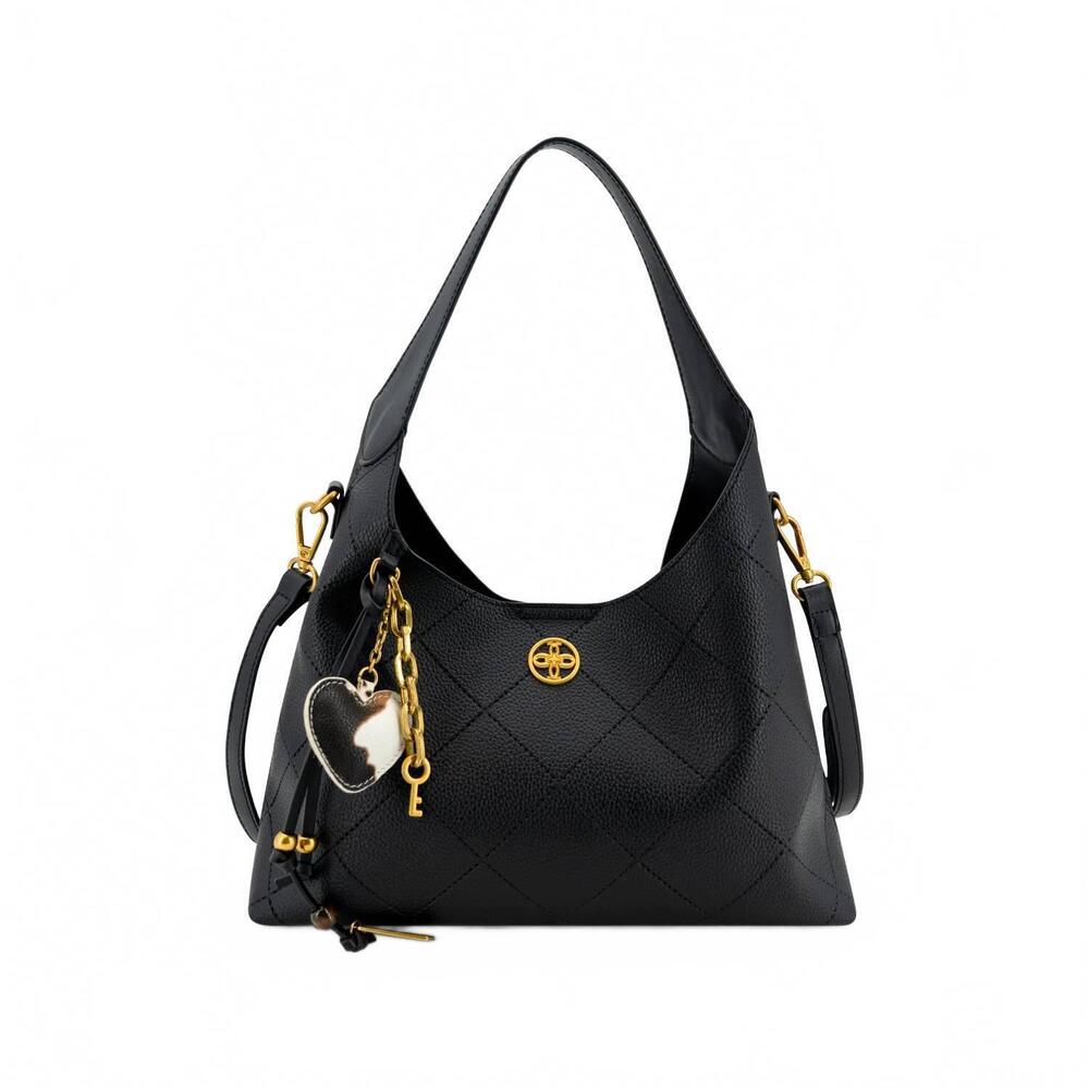 NEW LIKE DREAMS women's sadie western charm shoulder bag in black